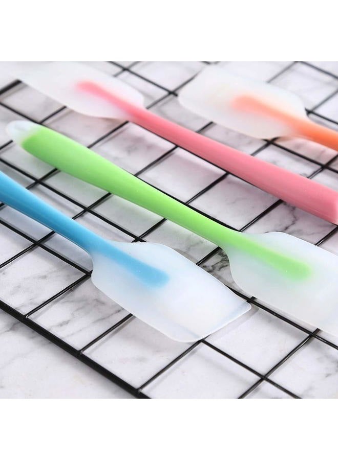 HiramWare Silicone Spatulas Set of 4 - Heat Resistant Flexible Spatula 450F with Stainless Steel Core - FDA Grade Premium Kitchen Utensils with Good Grip - Seamless, Heavy Duty, BPA Free, Large, Dishwasher Safe - Image 2