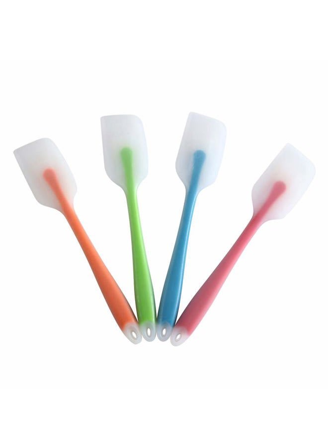 HiramWare Silicone Spatulas Set of 4 - Heat Resistant Flexible Spatula 450F with Stainless Steel Core - FDA Grade Premium Kitchen Utensils with Good Grip - Seamless, Heavy Duty, BPA Free, Large, Dishwasher Safe - Image 1