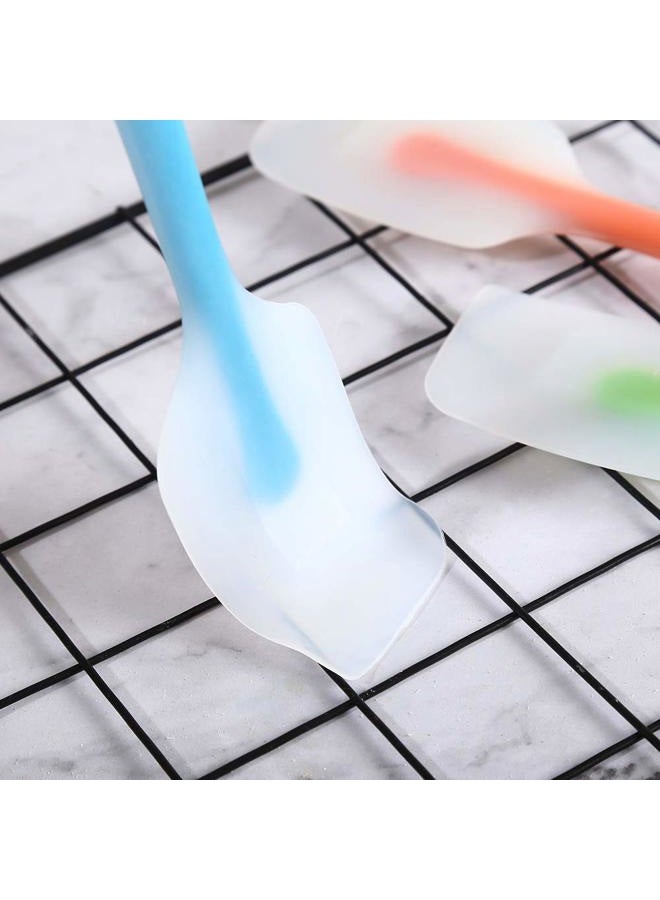 HiramWare Silicone Spatulas Set of 4 - Heat Resistant Flexible Spatula 450F with Stainless Steel Core - FDA Grade Premium Kitchen Utensils with Good Grip - Seamless, Heavy Duty, BPA Free, Large, Dishwasher Safe - Image 4