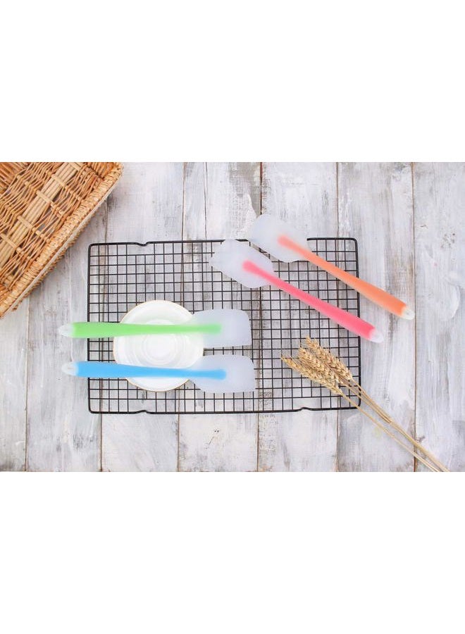 HiramWare Silicone Spatulas Set of 4 - Heat Resistant Flexible Spatula 450F with Stainless Steel Core - FDA Grade Premium Kitchen Utensils with Good Grip - Seamless, Heavy Duty, BPA Free, Large, Dishwasher Safe - Image 5