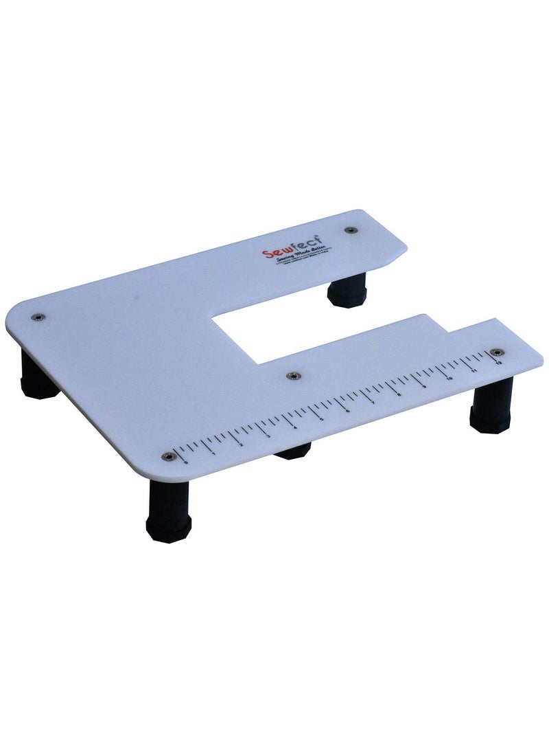 Sewfect - Sewfect Sewing Machine Extension Table Suitable for Usha Allure Allure DLX Excela Excela DLX Myfab Barbie Automatic Sewing Machine XLarge Size 18 x 24 - Image 1