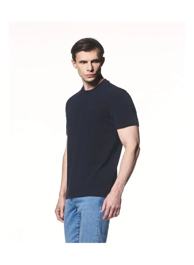 Liwali Soft Textured Stretchable T-Shirt.
