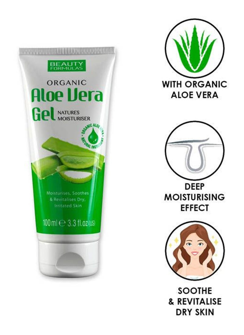 BEAUTY FORMULAS Organic Aloe Vera Gel 100Ml  - Image 2