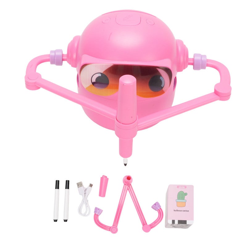 Kids Drawing Robot Safe Rugged Plastic Educational Entertaining Tool - Interactive Art Toy Easy To Use Automatic Drawing Machine for Kids Early Education Creative Art Exploration - Image 1
