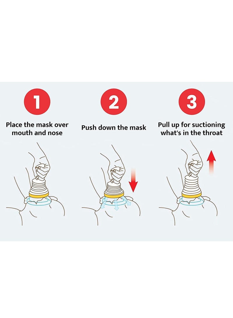 general Choking Emergency Device Respiratory Trainer Choking Emergency Rescue Mask Artificial Cardiopulmonary Device - Image 3