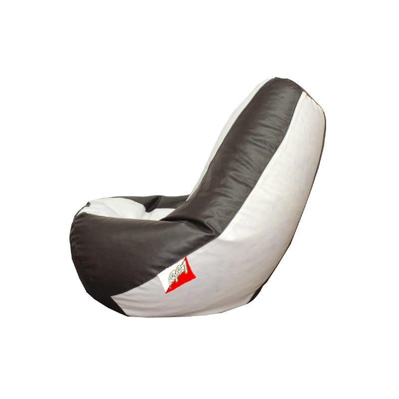 LAZYBAG Bean Bag Chair Furniture for Kids XXXL Bean Bag Cover Playing Video Games or Relaxing for classrooms daycares Libraries or Work from Home Black and White 3XL Size - Image 4