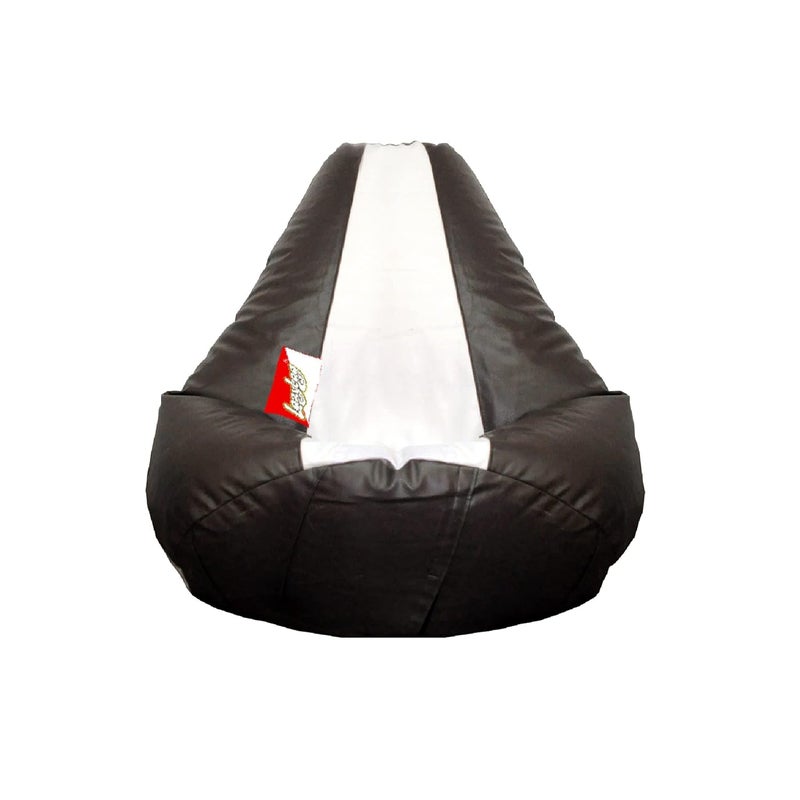 LAZYBAG Bean Bag Chair Furniture for Kids XXXL Bean Bag Cover Playing Video Games or Relaxing for classrooms daycares Libraries or Work from Home Black and White 3XL Size - Image 1