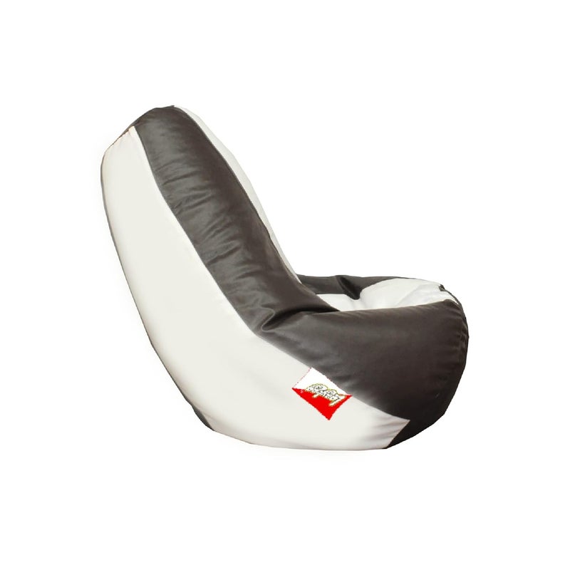 LAZYBAG Bean Bag Chair Furniture for Kids XXXL Bean Bag Cover Playing Video Games or Relaxing for classrooms daycares Libraries or Work from Home Black and White 3XL Size - Image 5