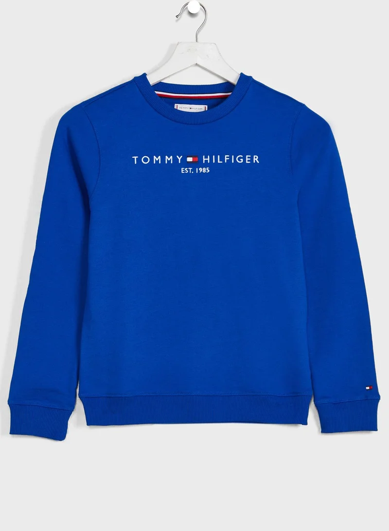 TOMMY HILFIGER Youth Logo Sweatshirt