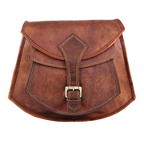 HULSH Leather crossbody bags for women A perfect Brown Leather purses and handbags for Everyday use | Handmade Leather handbags for women | Unique and Stylish brown leather purse - Image 5