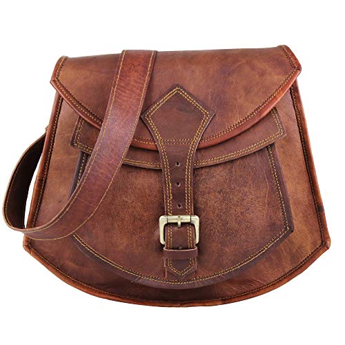 HULSH Leather crossbody bags for women A perfect Brown Leather purses and handbags for Everyday use | Handmade Leather handbags for women | Unique and Stylish brown leather purse - Image 4