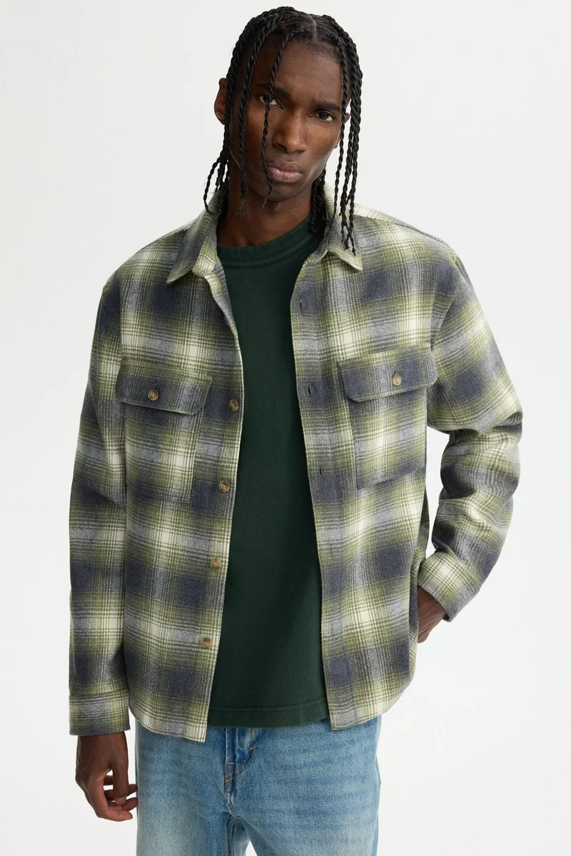 H&M Regular Fit Flannel overshirt