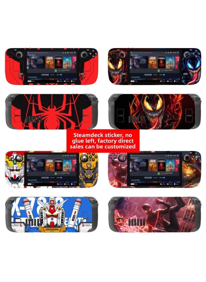 Generic - Steam Deck Stickers Steam Deck Stickers Steam Deck Stickers Gundam Spider-Man Stickers-Color:TN-STDECK-0508 - Image 1