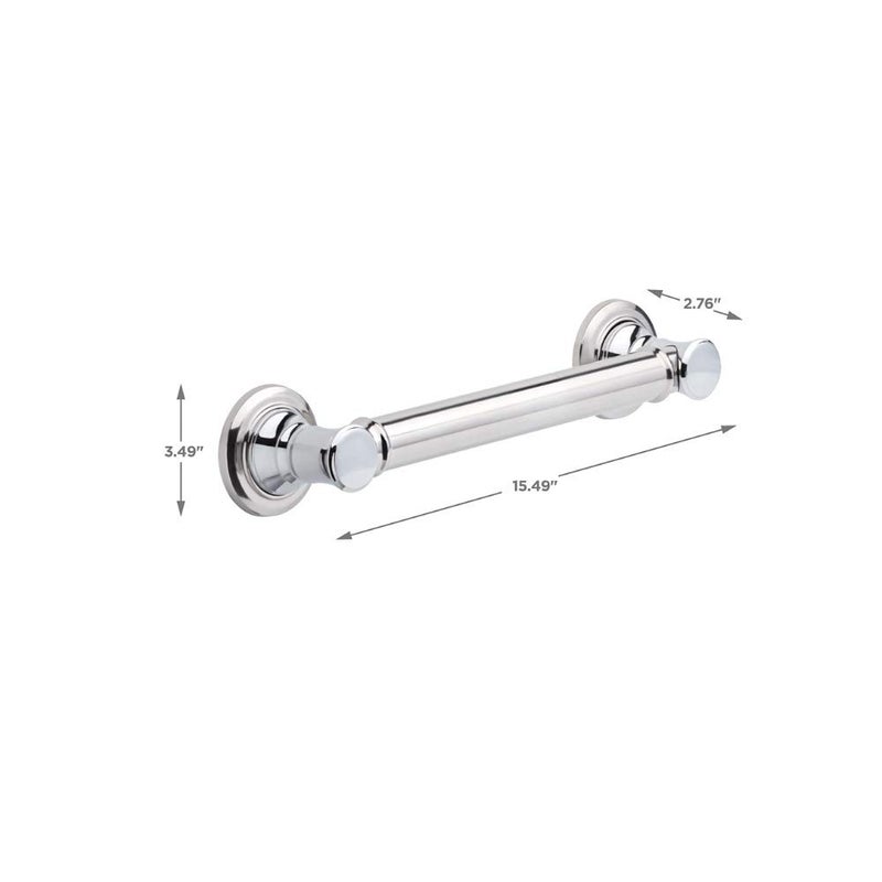 Delta Faucet 41612 Traditional Grab Bar  12""  Polished Chrome - Image 3
