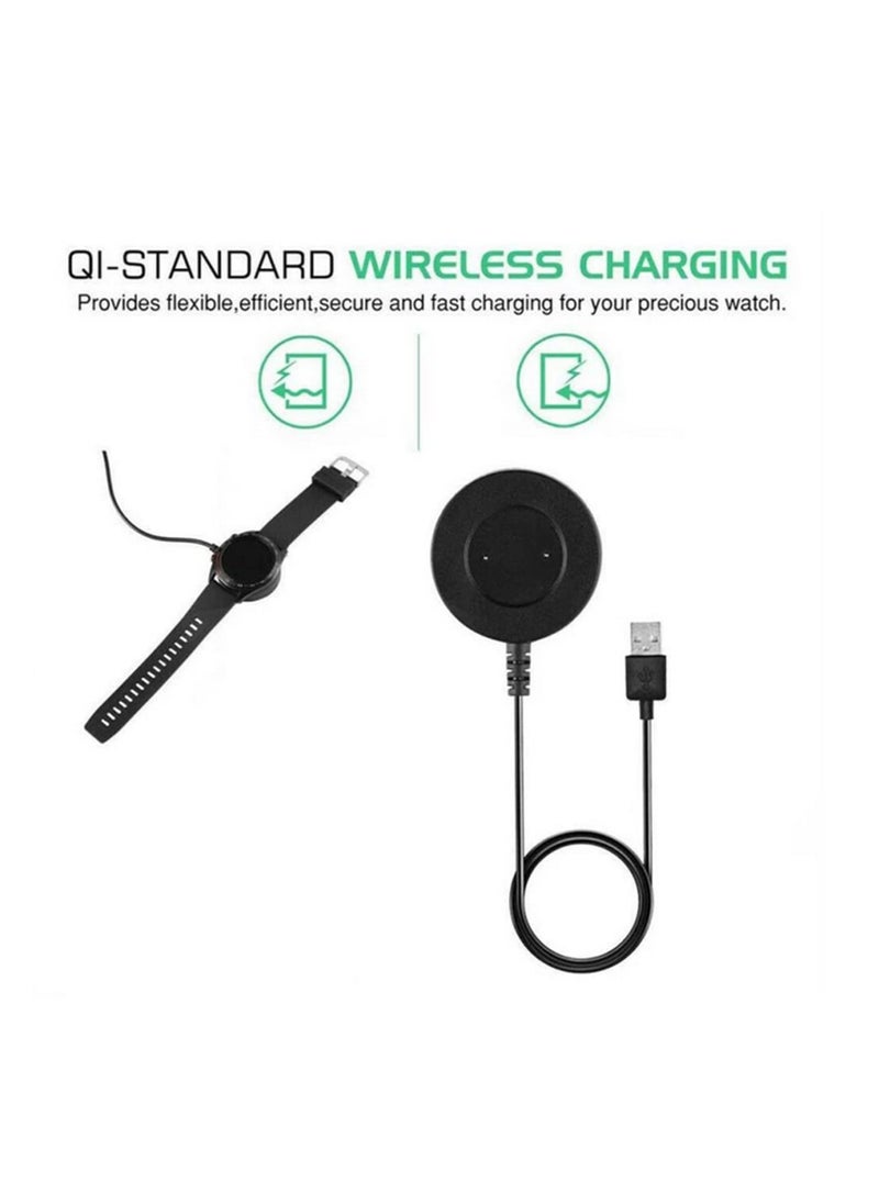 Generic - Smart Watch Charger Magnetic Charging Dock Cradle compatible with Huawei Watch GT Honor Watch Magic Smart Watch Charger -Black - Image 1