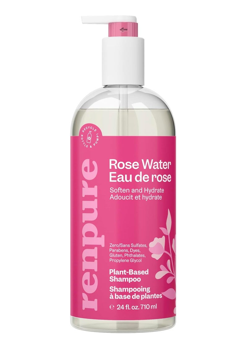 Renpure Rose Water Hydrating Shampoo for Dry Hair 710ml - Image 1