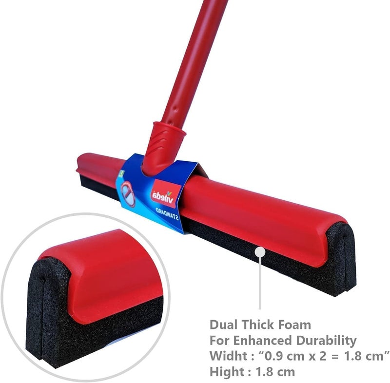 Vileda Floor Wiper Squeegee Standard Handle 35cm - Image 5