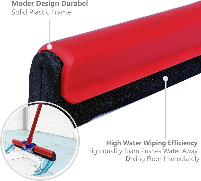 Vileda Floor Wiper Squeegee Standard Handle 35cm - Image 4