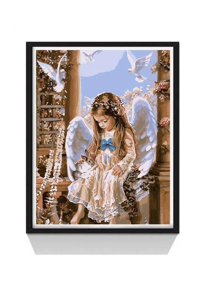 Diamond Drawing Premium Full Drill DIY 5D Painting Kits For Adults And Kids Brown/White/Blue - Image 1