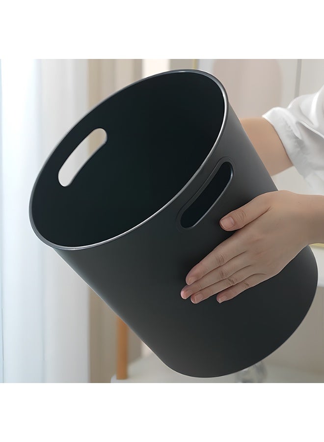 Noon East Cute Bear Shaped Plastic Trash Can, Garbage Container Basket for Bathrooms, Laundry Room, Kitchens, Kids Rooms, Dorms, Dia 26.9 x H 46.5 cm, Cream / Yellow - Image 5