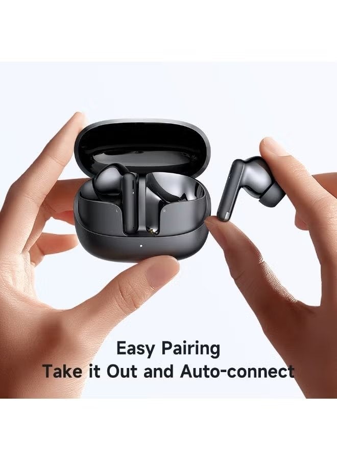 Mcdodo Wireless Earbuds Bluetooth 5.3 with 40H Total Battery, 21H Playback, Compact Lightweight Design, Deep Bass Stereo Sound, Touch Control, IPX4 Splash Resistant, Secure Fit In-Ear Headphones Black - Image 3