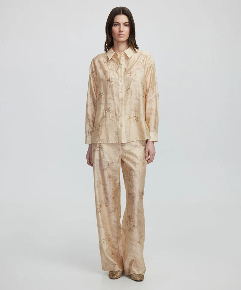 Ipekyol Embroidered And Jacquard Shirt