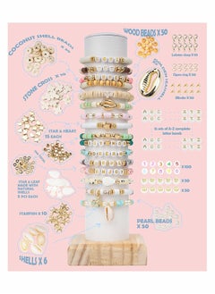 SYOSI 7200 Pcs Clay Beads Bracelet Making Kit 24 Colors Polymer Clay Beads for Bracelet Making Jewelry Making kit with Gift Pack Bracelet Making Kit for Adults Heishi Disc Beads  - Image 2