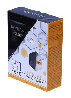 SKINLAB SKINLAB SPF100 Sunscreen Combo Pack, 100ml & 50ml  - Image 2