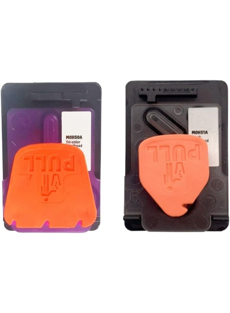 HP A Whole Set (BK & Tri-Color) M0H51A M0H50A Print Head GT51 GT52 printhead for HP GT5810 GT5820 GT5822 Ink Tank 310 311 410 411 315 415 318 418 319 419 Printers (BK & Tri-Color) - Image 2