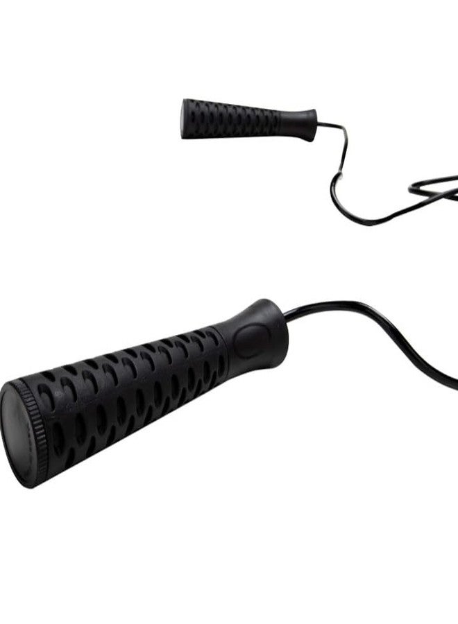 ANTINA Fitness Polypropylene Skipping Ropes with Bearing Freestyle Skipping Rope Best in Fitness, Sports, Exercise, Workout(GREYBLACK) - Image 4