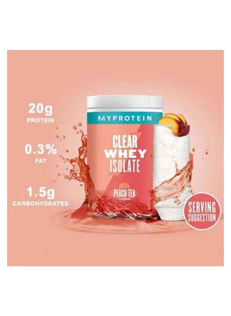 Myprotein - Clear Whey Isolate Peach Tea Protein Powder 488 G - Image 1