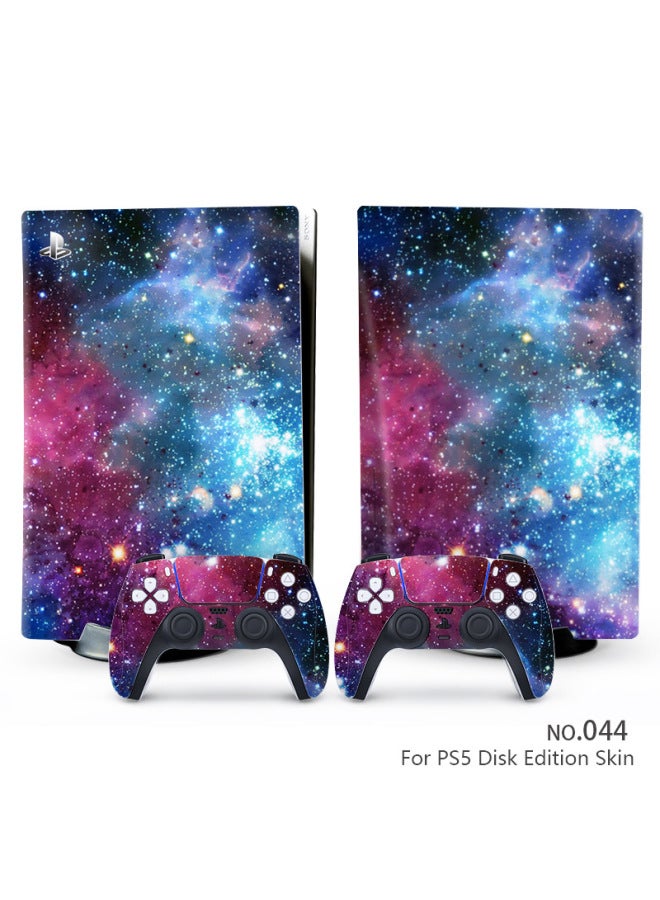 For PS5 Game Machine Sticker Digital Version Of The Whole Body Sticker PS5 Optical Drive Version Of The Digital Version Of The PS5 Sticker-Color:AL-PS5-044-OT - Image 1