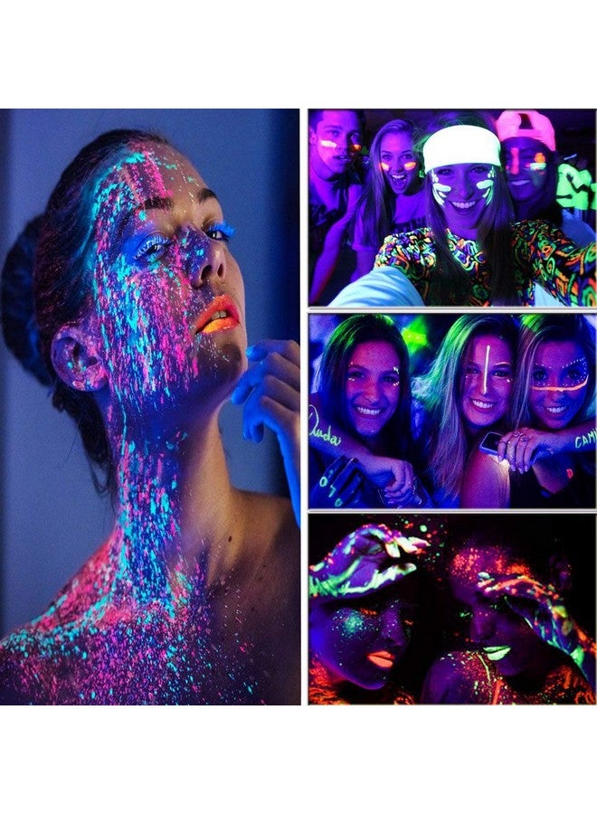 GARYOB Glow in Dark Face Body Paint UV Blacklight Neon Fluorescent 0.34oz Set of 6 Tubes - Image 4