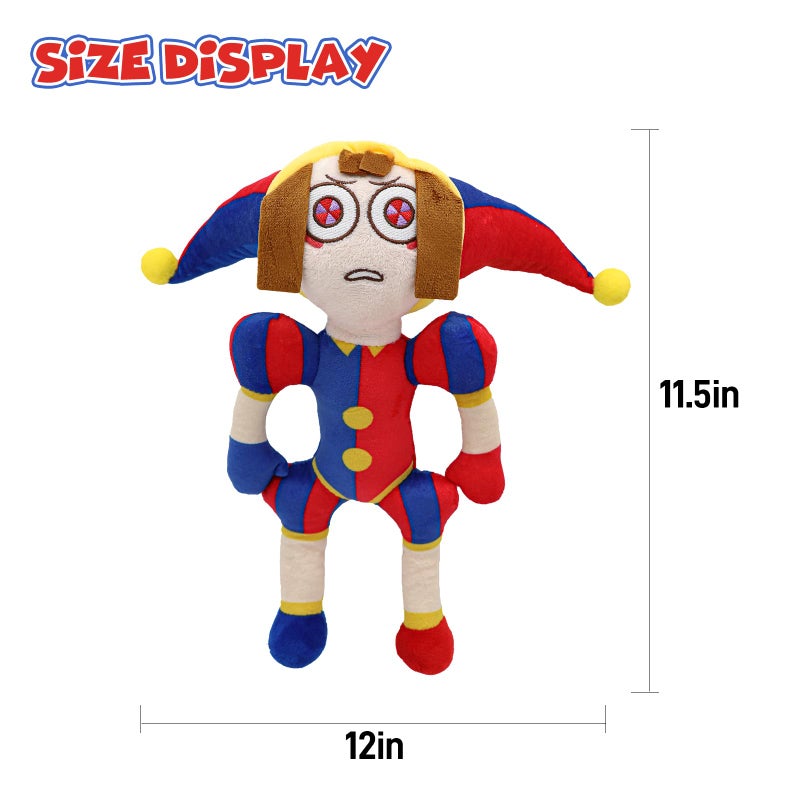 SAJISP The Amazing Digital Circus Plush,4pcs Pomni Plushies Toy Gift, Cute Stuffed Figure Doll for Kids and Adults, Birthday Halloween Christmas Choice for Boys Girls - Image 5