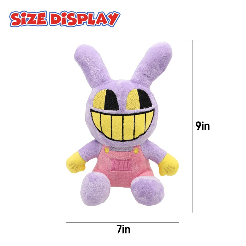 SAJISP The Amazing Digital Circus Plush,4pcs Pomni Plushies Toy Gift, Cute Stuffed Figure Doll for Kids and Adults, Birthday Halloween Christmas Choice for Boys Girls - Image 3