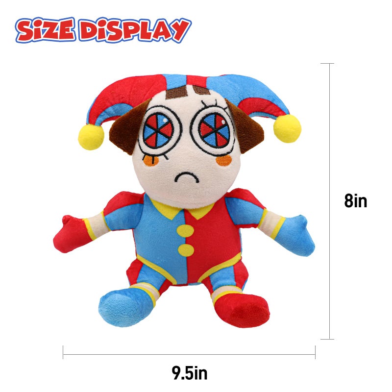 SAJISP The Amazing Digital Circus Plush,4pcs Pomni Plushies Toy Gift, Cute Stuffed Figure Doll for Kids and Adults, Birthday Halloween Christmas Choice for Boys Girls - Image 2