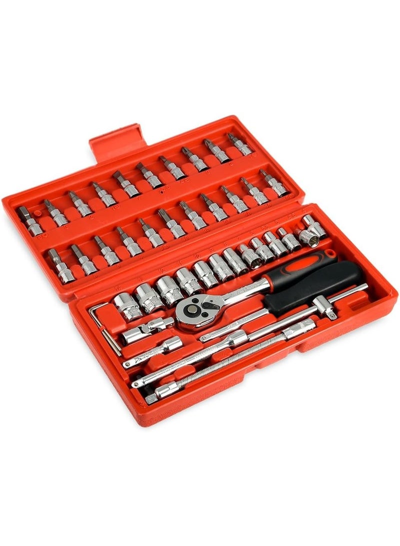 BLOOMING TIME 46-in-1 Multi-purpose Combination Socket Tool Kit For Diy & Repair - Image 1