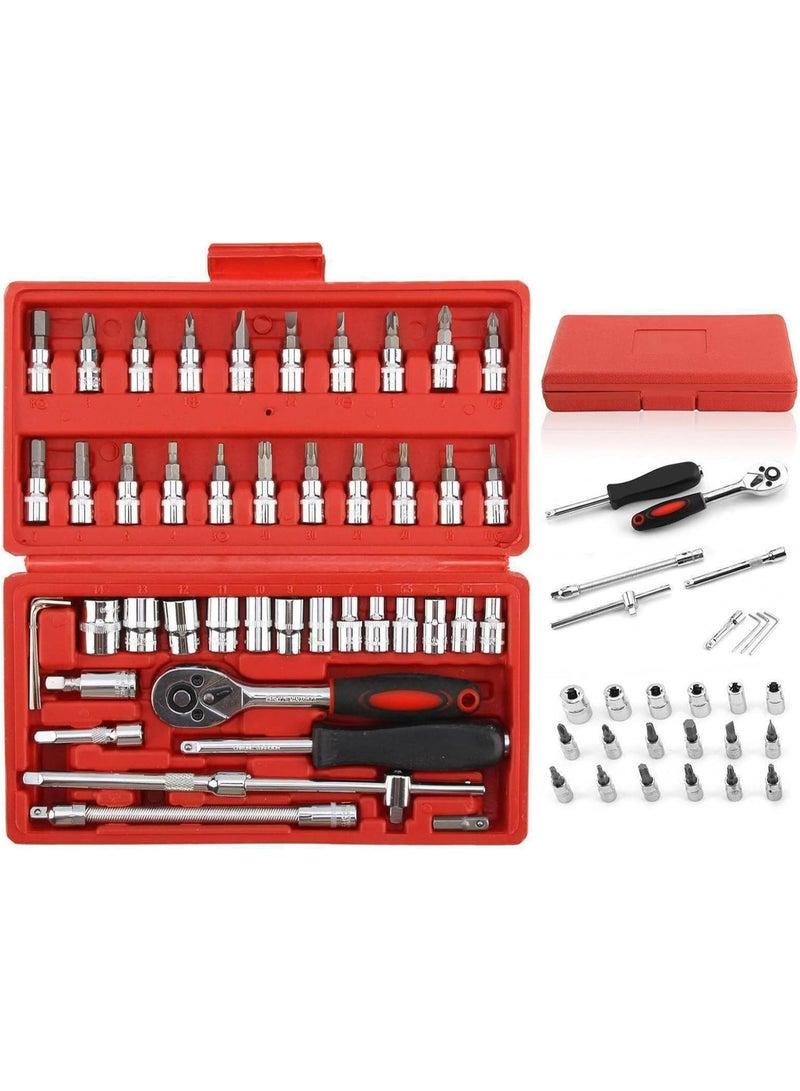 BLOOMING TIME 46-in-1 Multi-purpose Combination Socket Tool Kit For Diy & Repair - Image 3