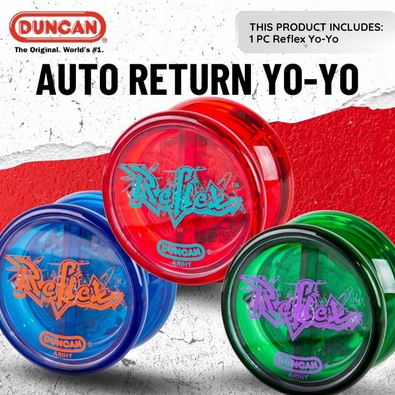 Duncan Toys Reflex Auto Return Yo-Yo - Responsive Yoyo for Kids and Adults, Ideal for Tricks and Beginner, [1] Yo-Yo, Mystery Color - Image 3