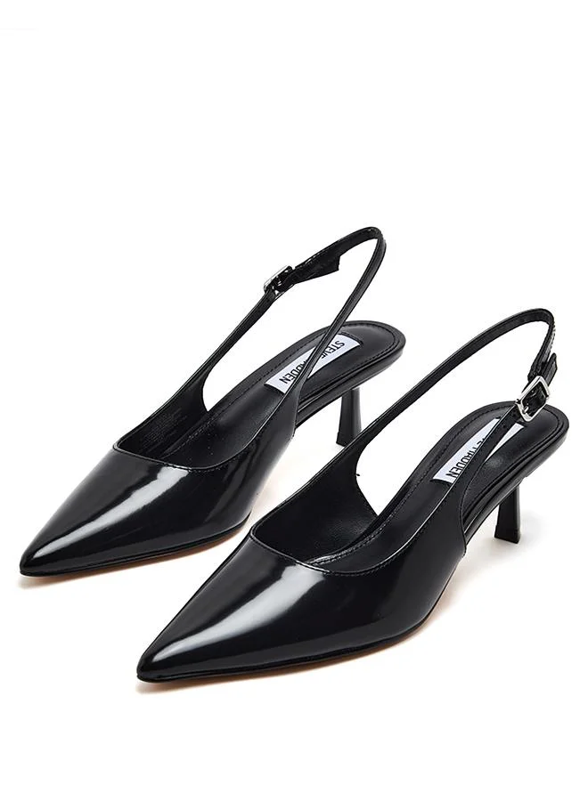 Steve Madden  Steve Madden Korra Women's Black Heeled Sandals for Women | Best Price UAE