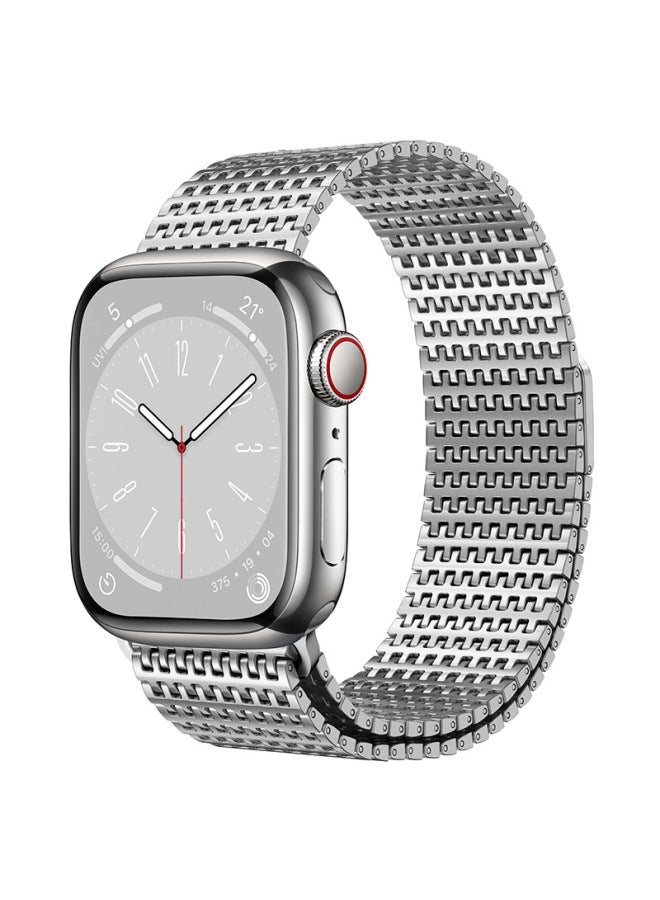 Bing Hong Apple Strap Iwatch Milanis Needle Chain Magnetic Suction Steel Strap Suitable For Applewatch Domino Strap - Image 1