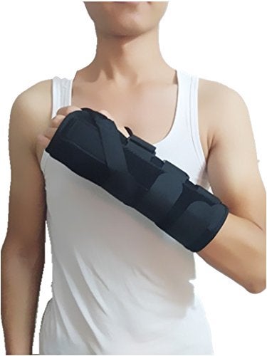 RousuCare Forearm and Wrist Support Splint Brace Forearm Immobilizer Brace Left hand - Image 4