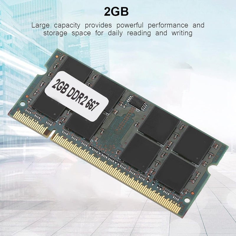 DDR2 2GB 667MHz Notebook Memory, PC2 5300 for/Motoard, 200Pin Speed DDR2 SODIMM with for Laptop Upgr - Image 2