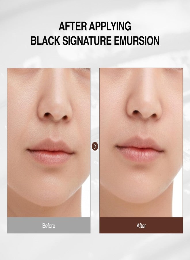 Ottie Black Signature Emulsion Hydrating Milky Face Lotion with Snail Mucin, Black Rice, Black Beans & Black Sesame, Lightweight Moisturizer for Smooth, Supple-Looking Skin, 100ml / 3.38 fl.oz - Image 3