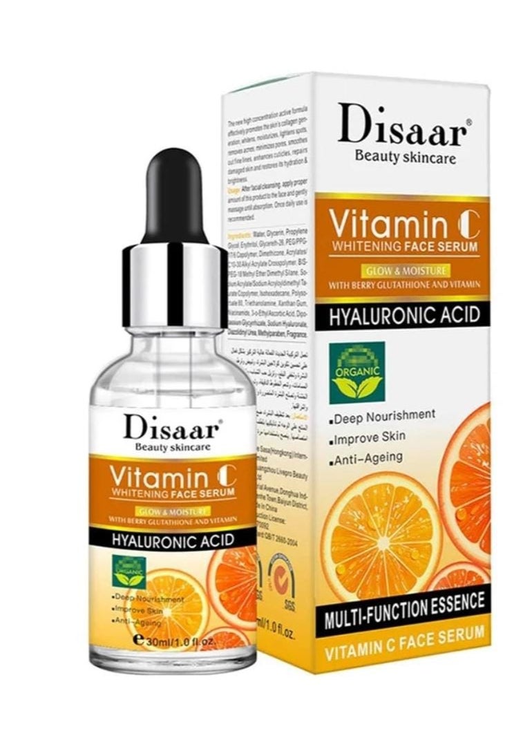 Disaar Vitamin C Hyaluronic Acid Face Serum 30ml  - Image 1