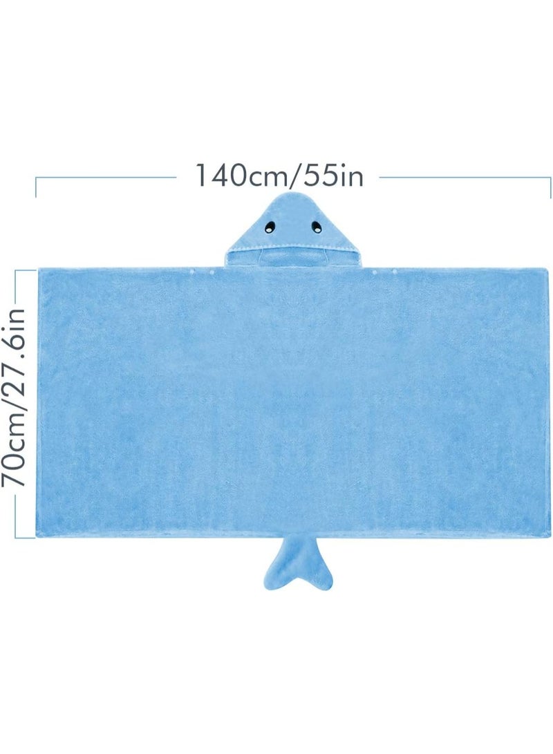 ChicAbode Kids Bath Towels, Cotton Hooded Towels, Super Soft Super Absorbent Bathrobe Blankets, Premium Oversized Poncho Robes, For Babies, Boys And Girls, For Tubs, Pools And Beaches - Image 2
