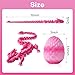 SYEFKJSA 3D Printed Dragon Eggs with Dragon Inside 12InchArticulated Fidget 3D Printed Animals Interesting Decorative Gift Easter Basket Essentials Stuffers Cherry Blossom - Image 4