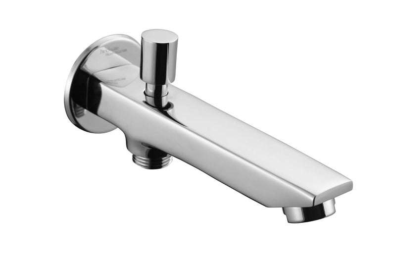مجموعة إيطالية من صنبور حوض الاستحمام Aspiro F570010CP مع طرف متحرك | مصنوع من النحاس | تشطيب يشبه المرآة