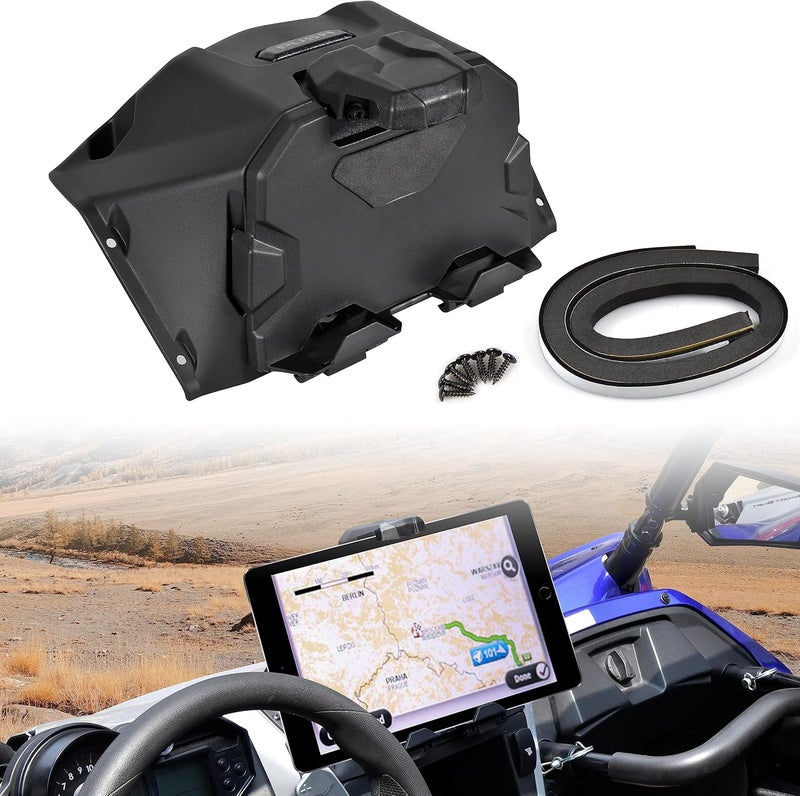 SAUTVS Electronic Device Mount with Storage Box for Yamaha YXZ 1000R/SE/SS/SS SE (2019-2023) - Image 1