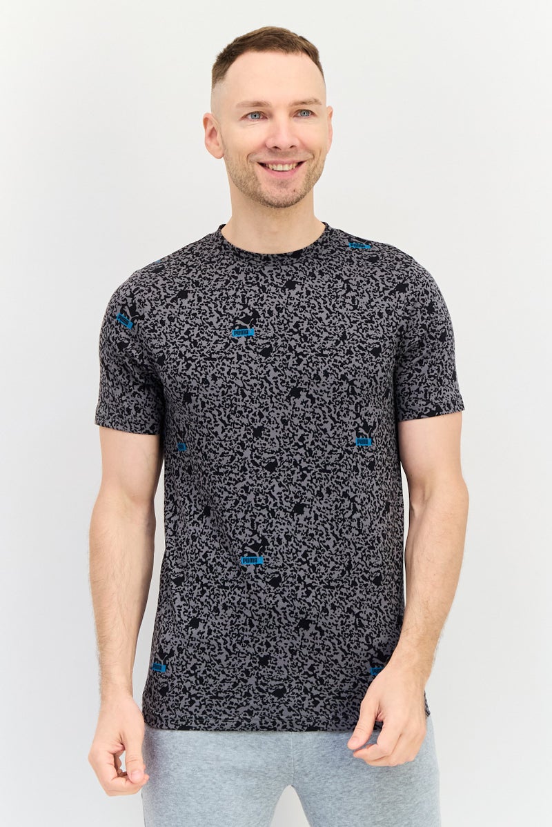 PUMA تي شيرتات تدريب قصيرة الأكمام للرجال، متعددة الألوان - Image 1